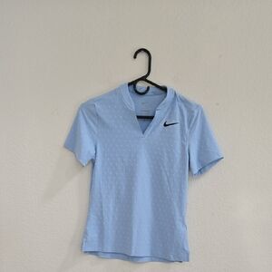 Nike Sky Blue Dotted Tee
